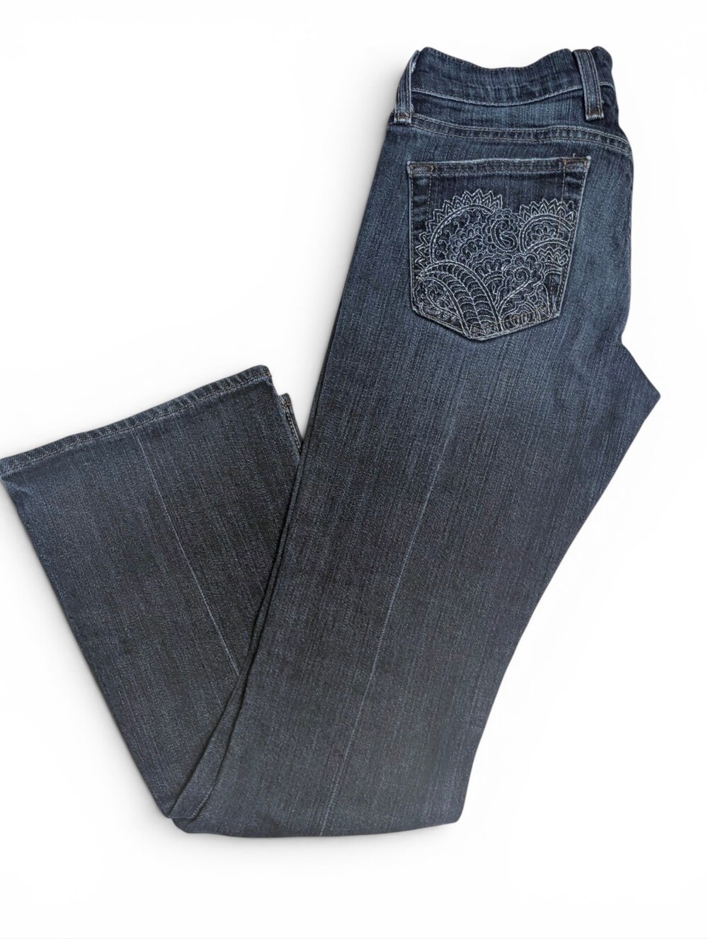 Vintage Y2K Lucky Brand Jeans Womens 2/26 Sweet N Low Henna Bootcut Embroidered